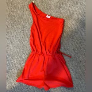 Le Lis Red Romper